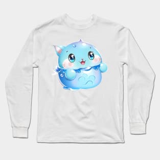 Aqua Bubblikins Long Sleeve T-Shirt